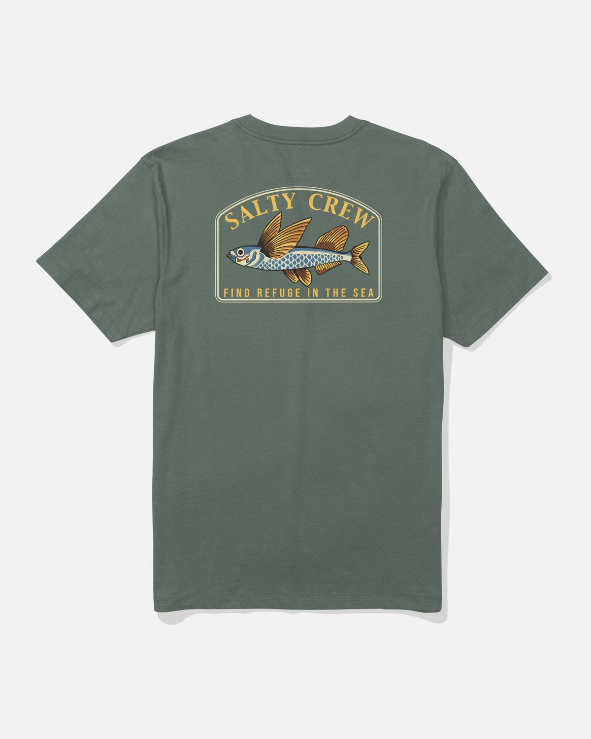 FLY HOME SS TEE - Laurel Wreath | Salty Crew Premium