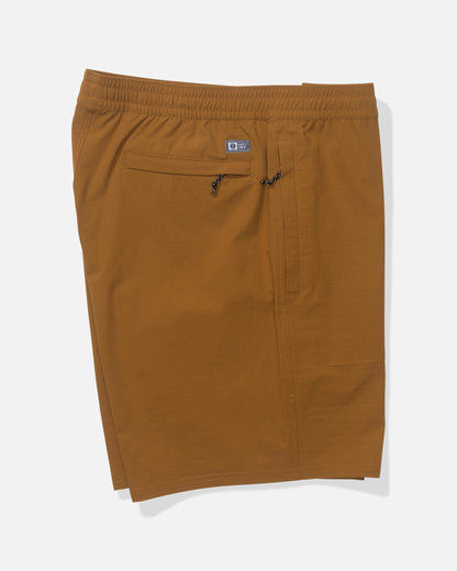 CREW BOATSHORT EWAIST - Bronze Brown | Salty Crew Premium