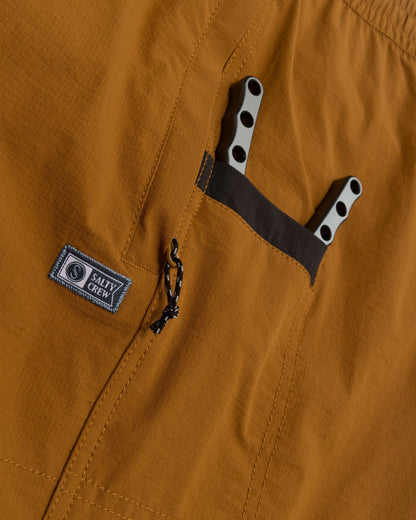 CREW BOATSHORT EWAIST - Bronze Brown | Salty Crew Premium