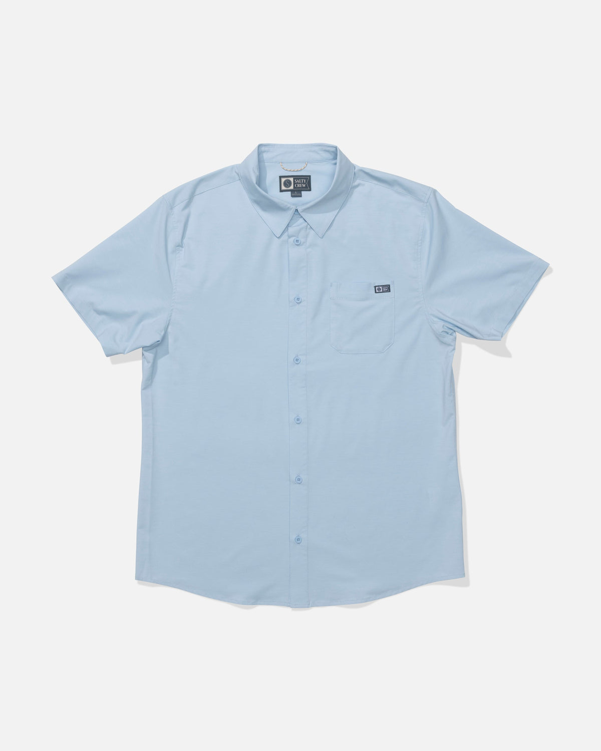 DRIFTER UV BUTTON UP - Clear Sky | Salty Crew Premium