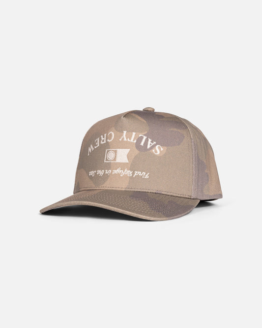 UPSIDEDOWN CREW SNAPBACK - Camo | Salty Crew Premium