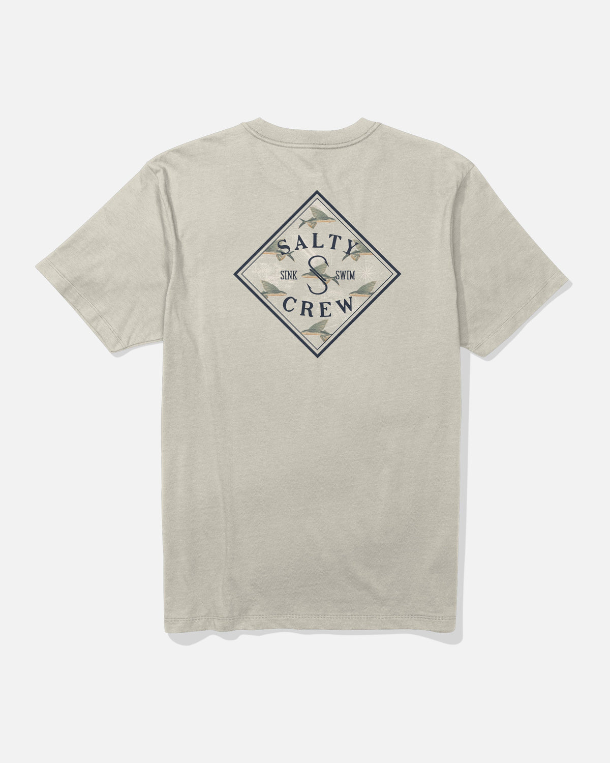 TIPPET FILL SS TEE - Bone | Salty Crew Premium