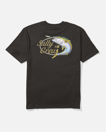 YELLOWTAIL CLASSC SS TEE - BLACK | Salty Crew Premium