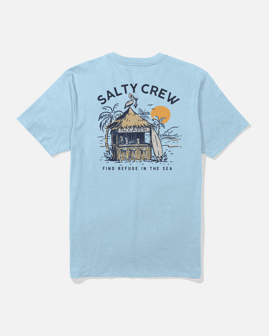 THE CATCH SS TEE - Clear Sky | Salty Crew Premium