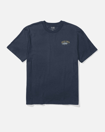 BITMAP CLASSIC SS TEE - Navy | Salty Crew Premium
