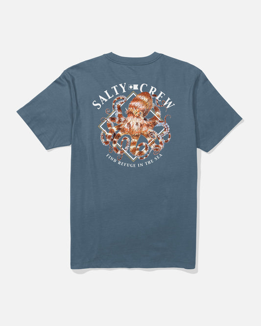 OCTOPOD SS TEE - Slate | Salty Crew Premium
