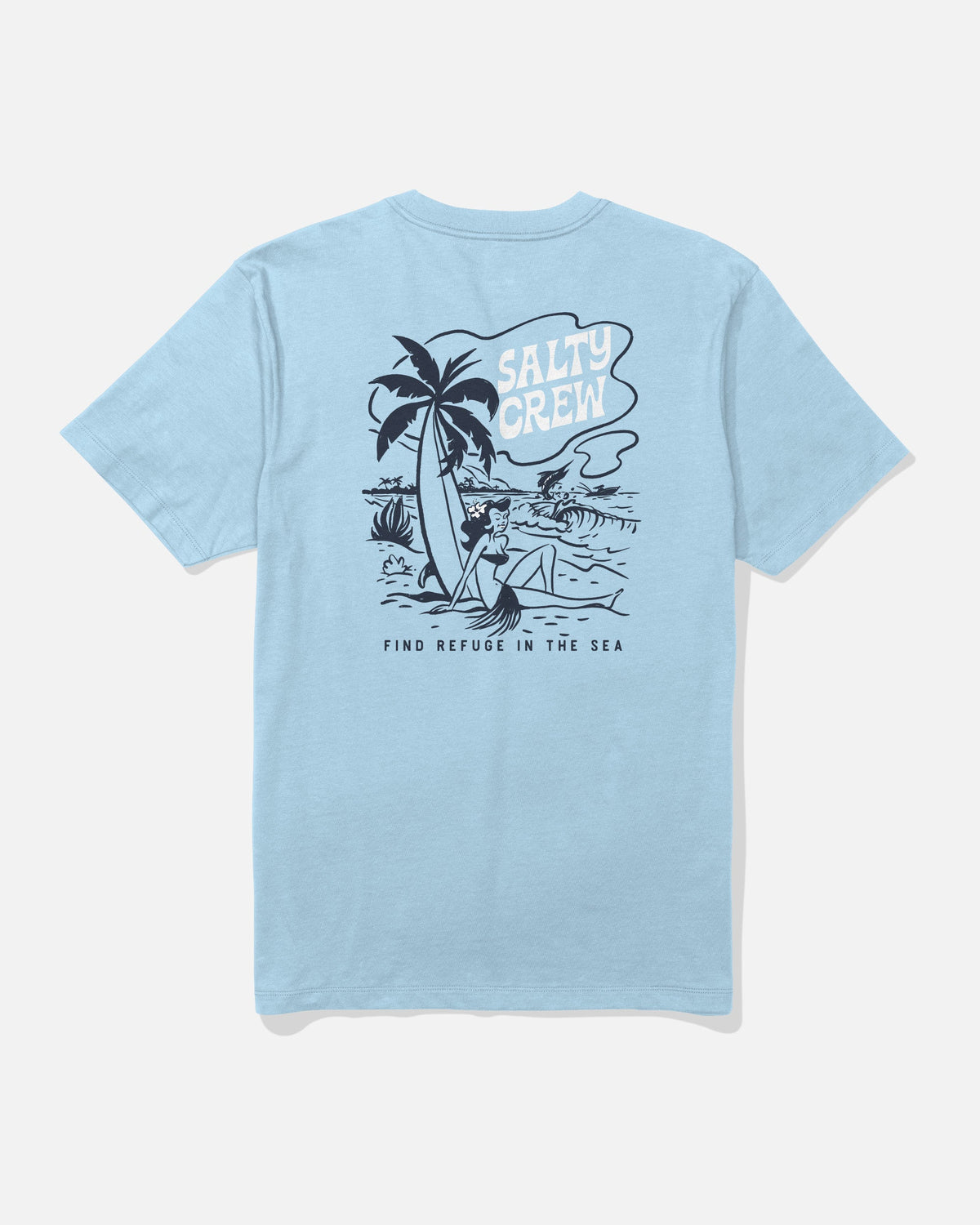 LOUNGE SS TEE - Clear Sky | Salty Crew Premium
