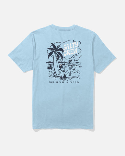 LOUNGE SS TEE - Clear Sky | Salty Crew Premium