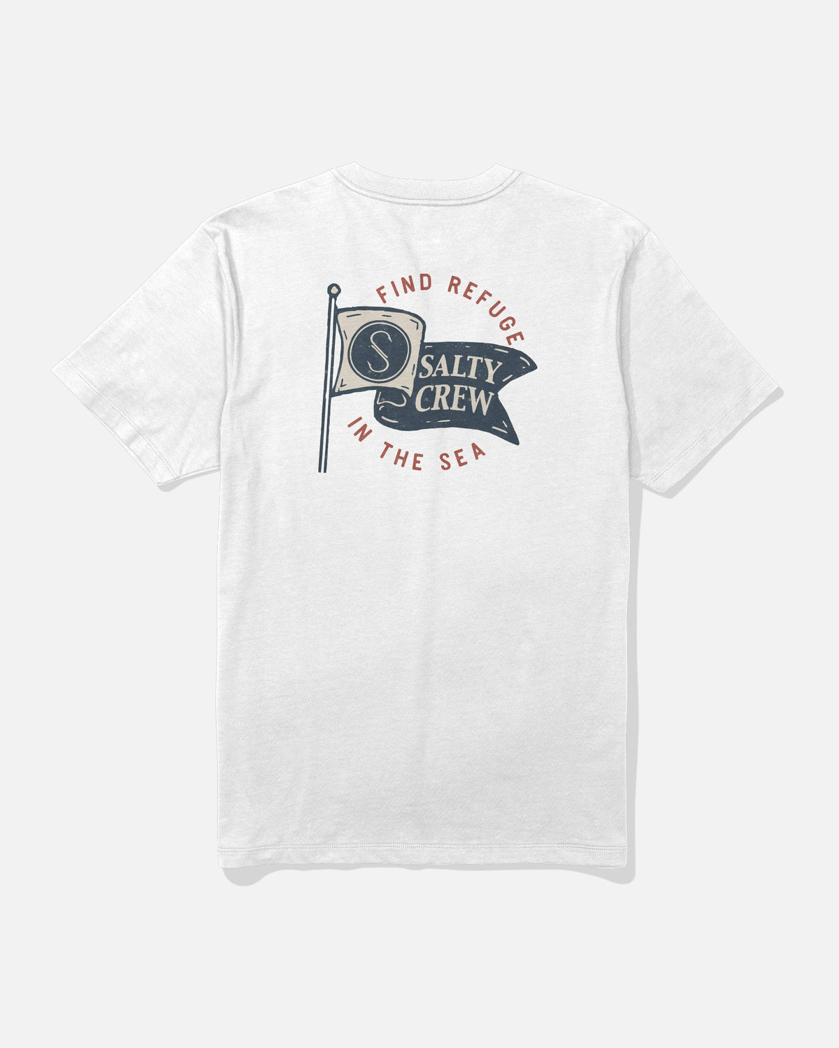 WAVEY SS TEE - White | Salty Crew Premium