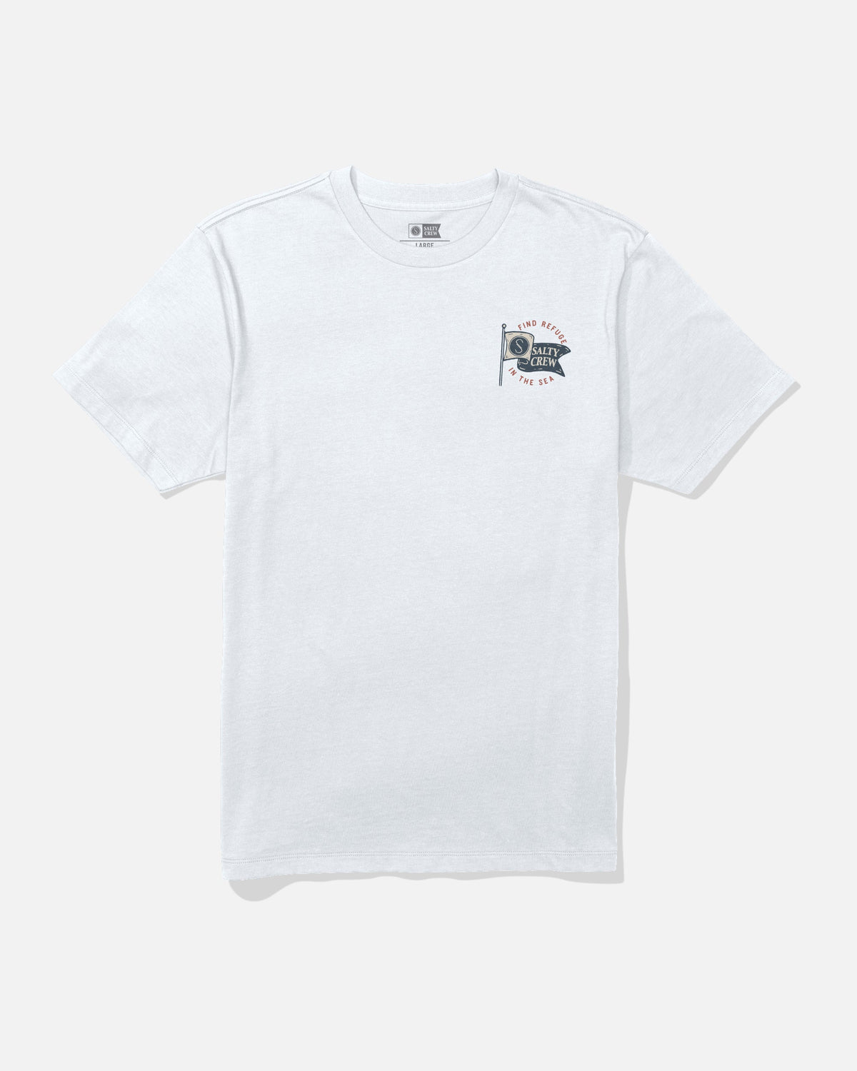 WAVEY SS TEE - White | Salty Crew Premium