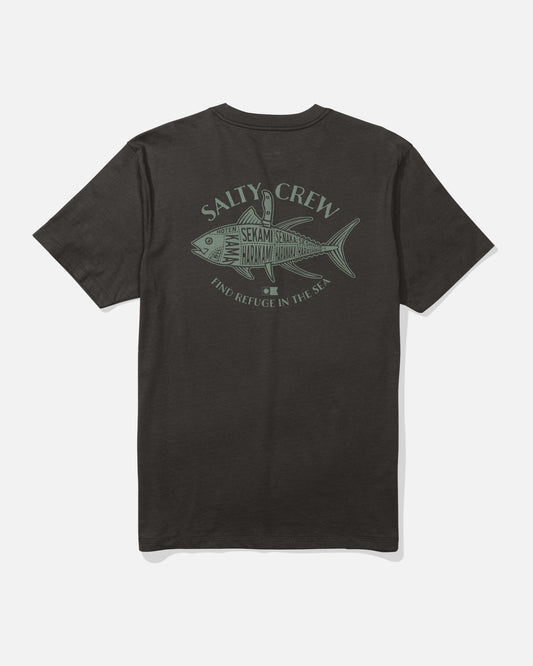 OMAKASE SS TEE - BLACK | Salty Crew Premium
