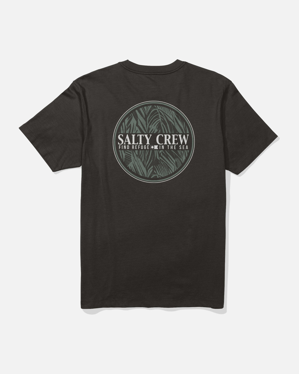SPLIT FILL SS TEE - Black | Salty Crew Premium
