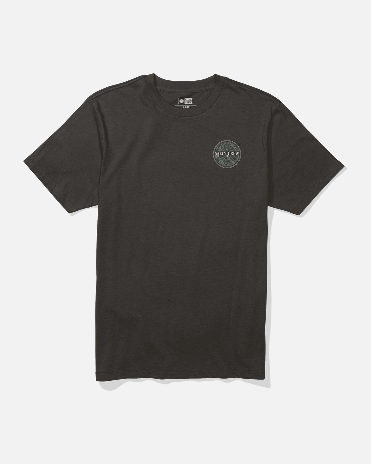 SPLIT FILL SS TEE - Black | Salty Crew Premium