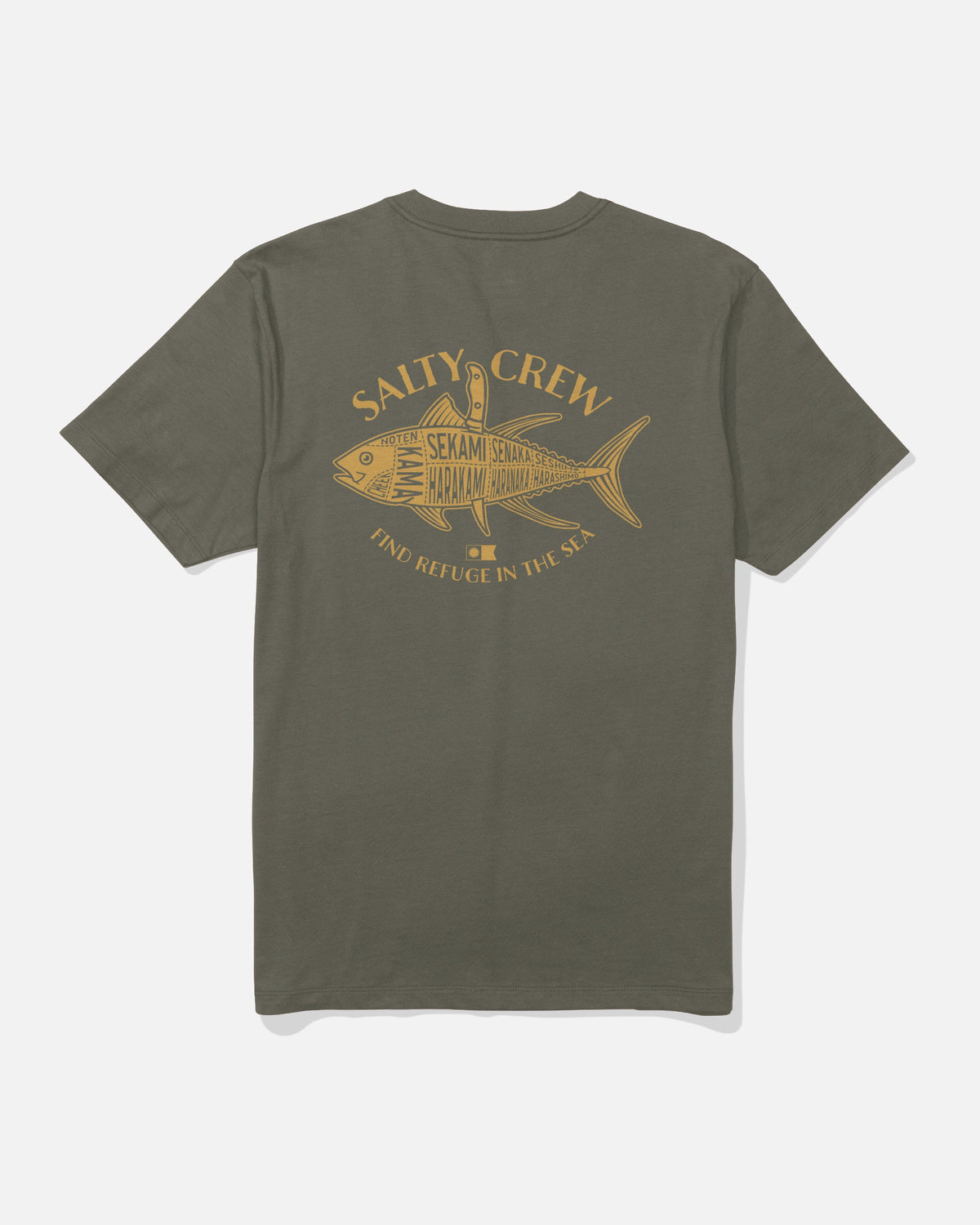 OMAKASE SS TEE - Dusty Olive | Salty Crew Premium