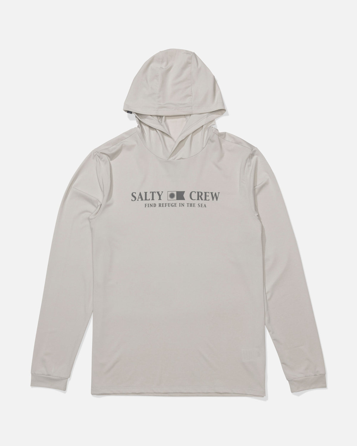 FLAGSHIP HOOD SUNSHIRT - Athletic Heather | Salty Crew Premium