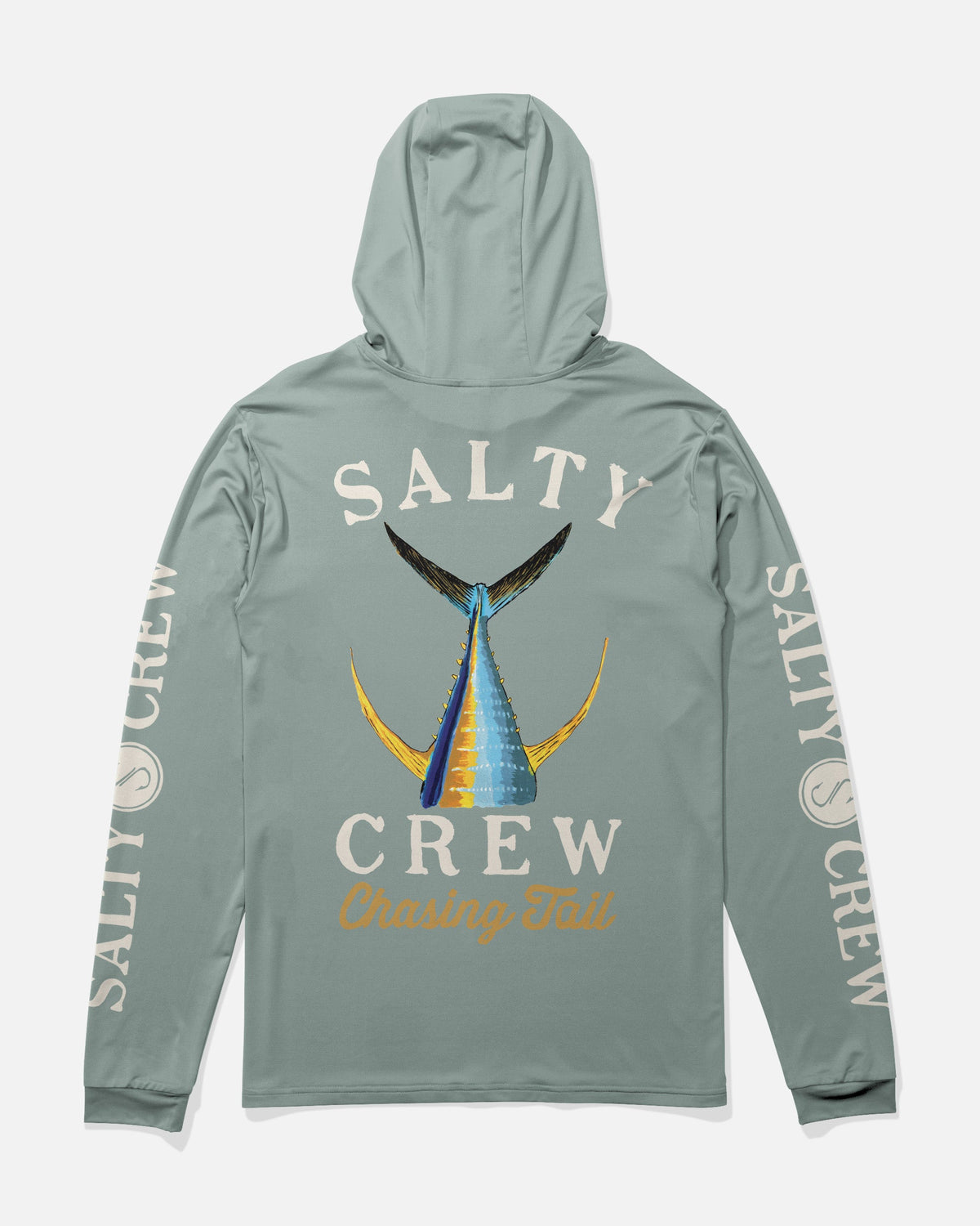 TAILED HOOD SUNSHIRT - Jade | Salty Crew Premium