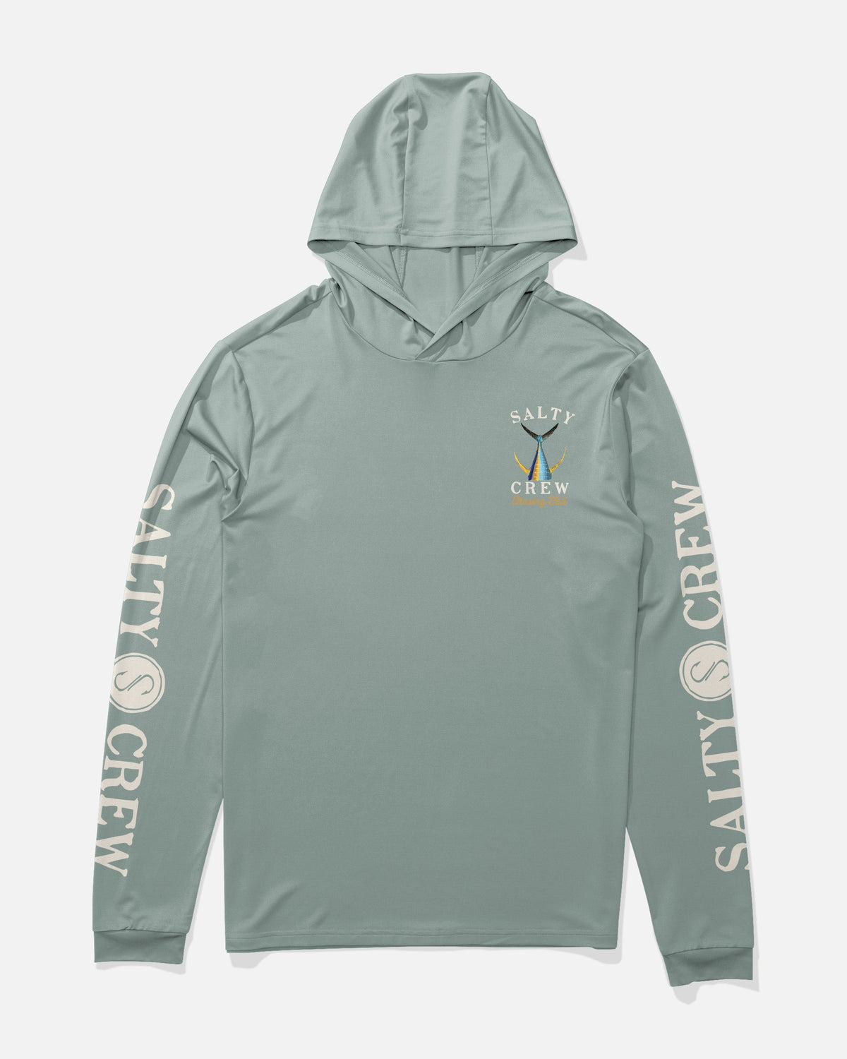 TAILED HOOD SUNSHIRT - Jade | Salty Crew Premium