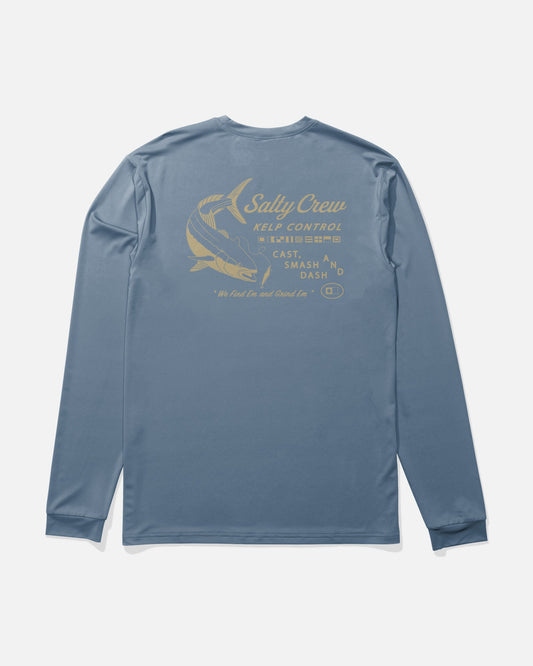 KELP CONTROL LS SUNSHIRT - Captains Blue | Salty Crew Premium