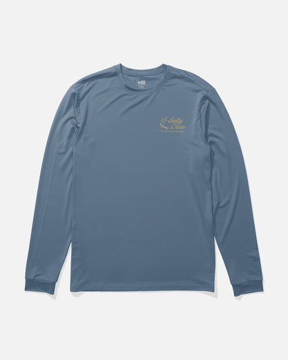 KELP CONTROL LS SUNSHIRT - Captains Blue | Salty Crew Premium