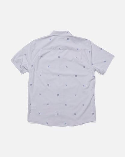 DRIFTER UV BUTTON UP - Light Grey | Salty Crew Premium