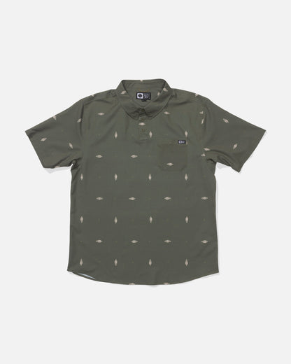 BREEZER PERF POLO - Olive | Salty Crew Premium