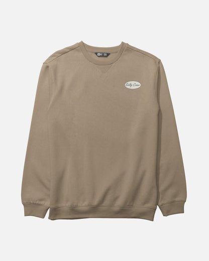 CRAFTED CREW FLEECE - Khaki | Salty Crew Premium