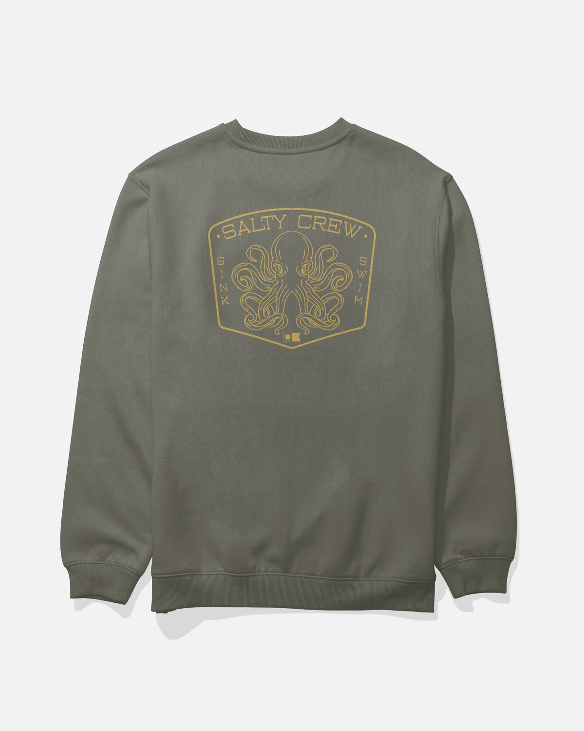 TAKO CLUB CREW FLEECE - Dusty Olive | Salty Crew Premium