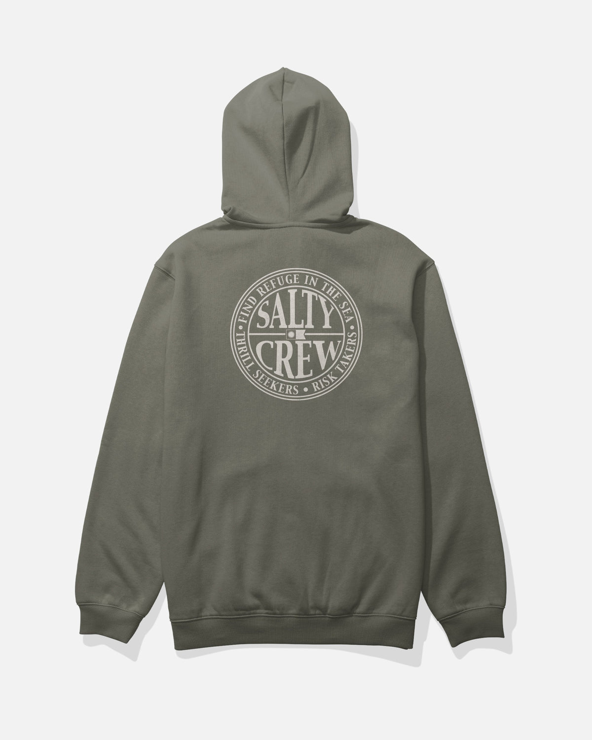 GLOBAL ZIP FLEECE - Dusty Olive | Salty Crew Premium