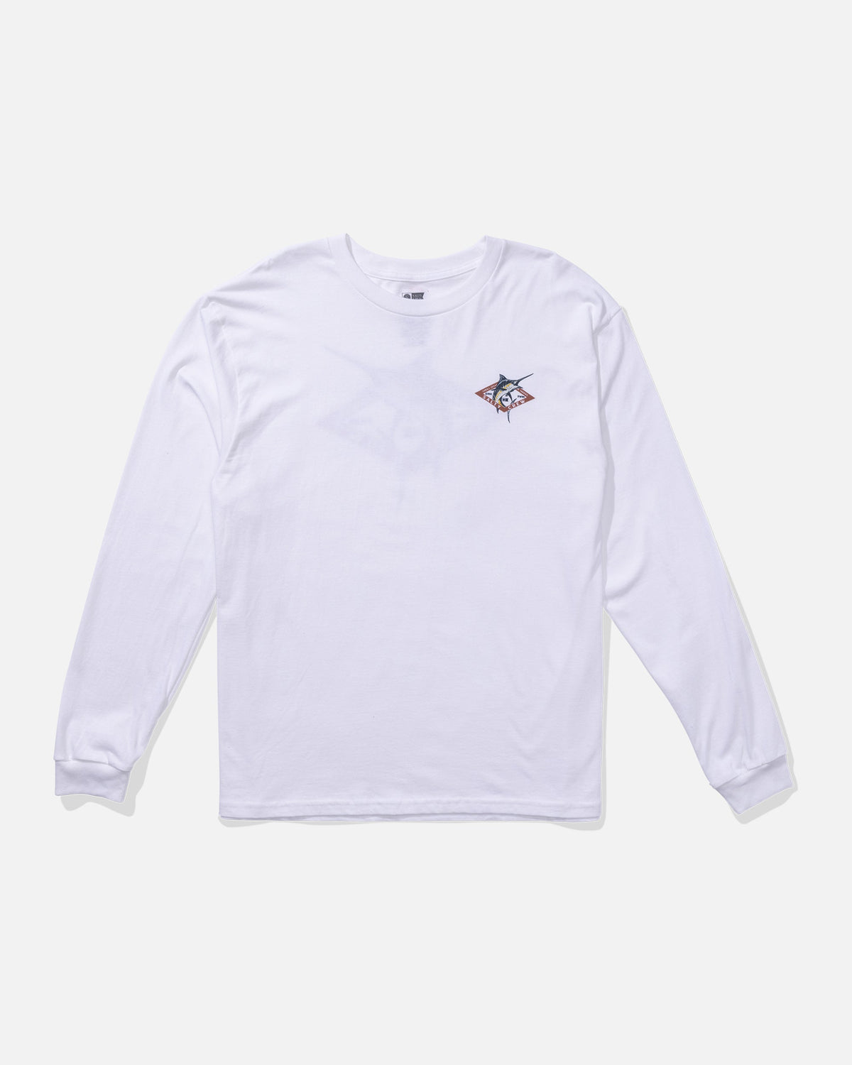 DIAMOND MARLIN LS TEE - White | Salty Crew Premium