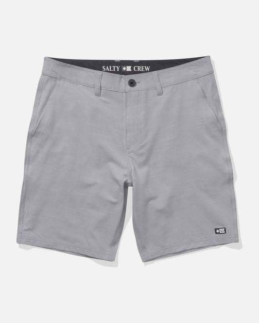 DRIFTER 19 SLUB HYBRID - Light Grey | Salty Crew Premium