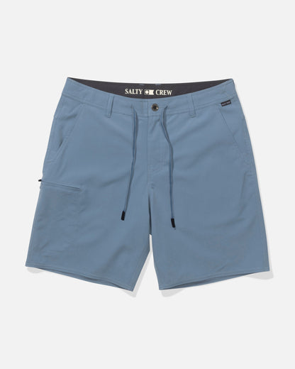 TRANSOM TECH SHORT - Pilot Blue | Salty Crew Premium