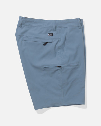 TRANSOM TECH SHORT - Pilot Blue | Salty Crew Premium