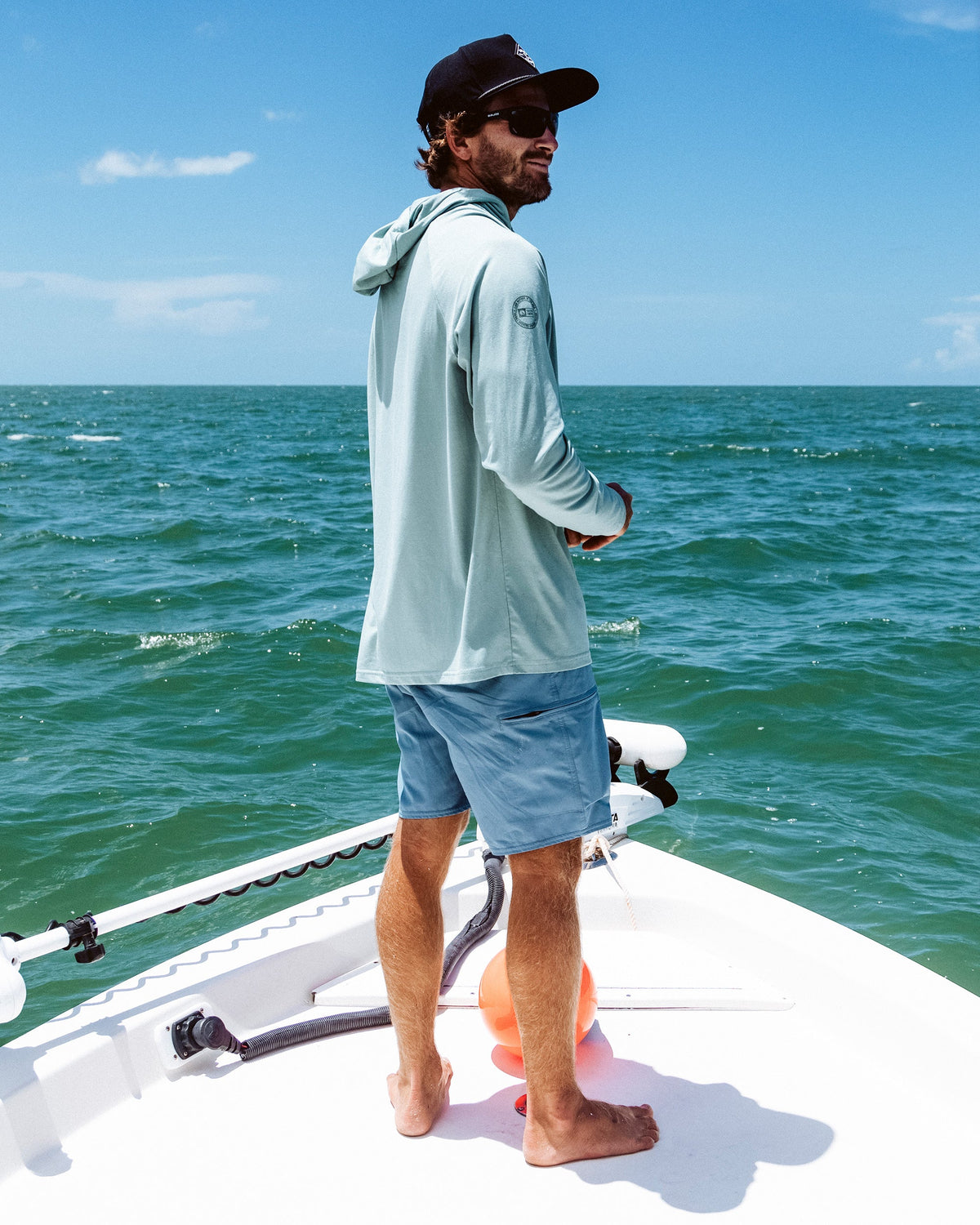 TRANSOM TECH SHORT - Pilot Blue | Salty Crew Premium