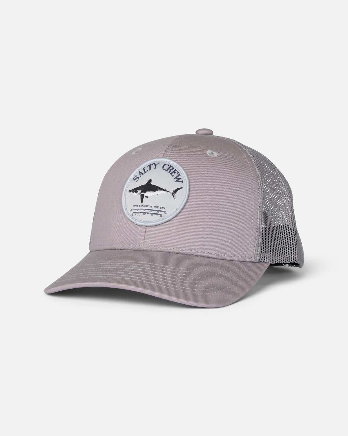BRUCE RETRO TRUCKER - Light Grey | Salty Crew Premium