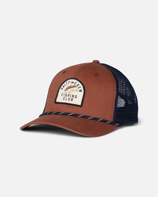 FISHING CLUB TRUCKER - Russet | Salty Crew Premium