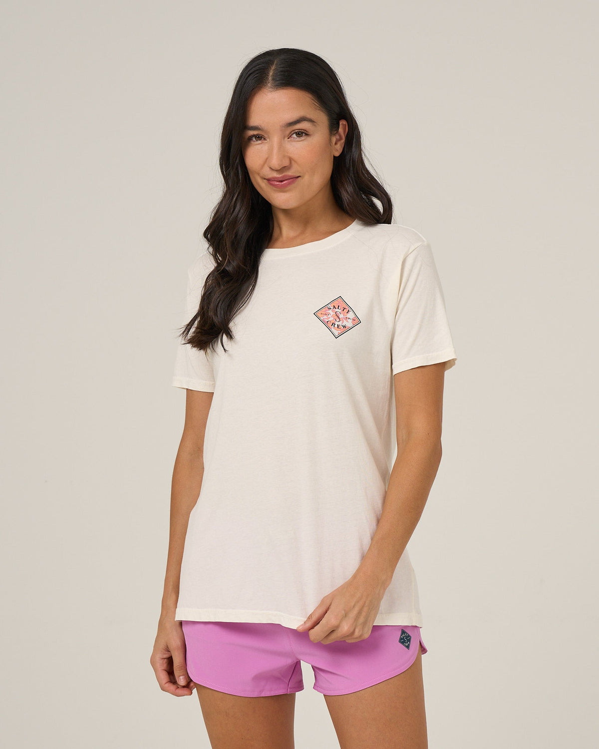 TIPPET BF TEE - Off White | Salty Crew Premium