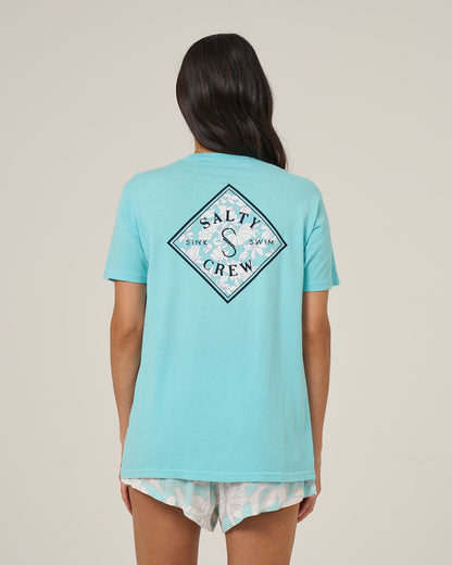 TIPPET BF TEE - Aquamarine | Salty Crew Premium
