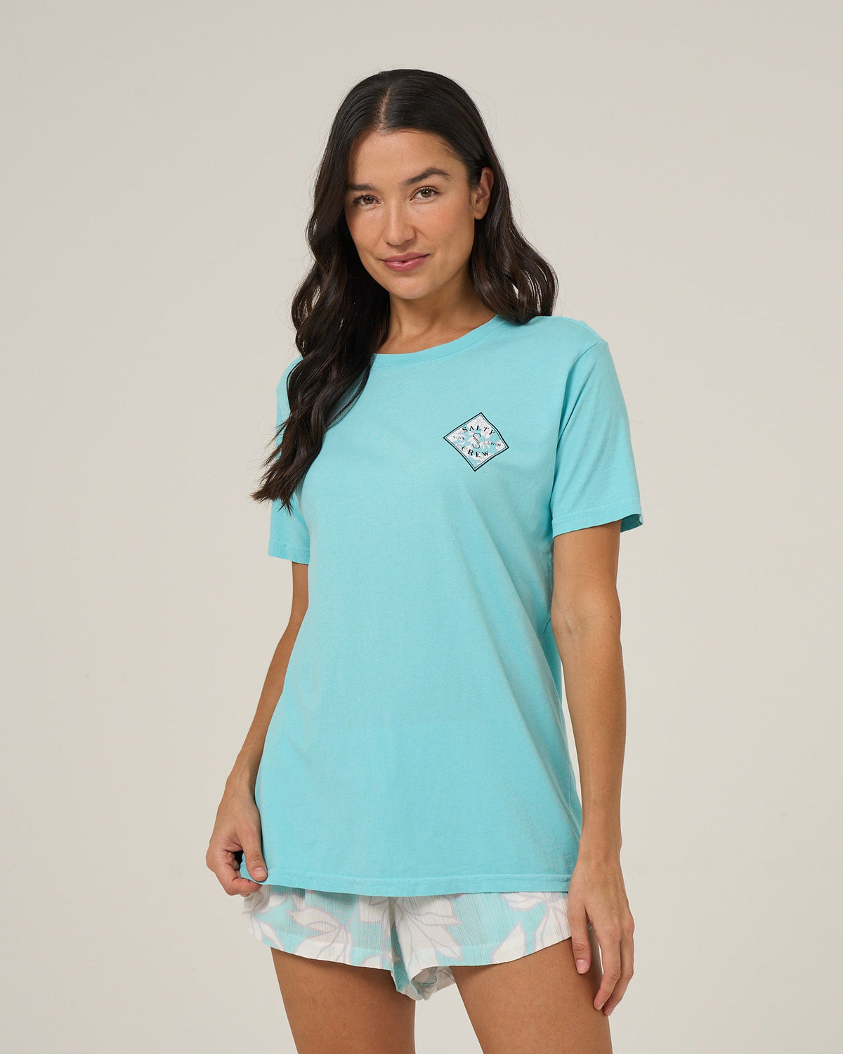 TIPPET BF TEE - Aquamarine | Salty Crew Premium
