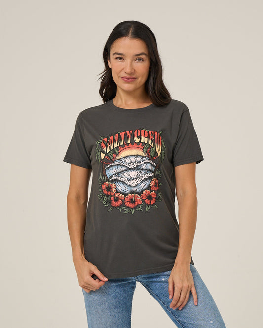 SC TOUR BF TEE - Charcoal | Salty Crew Premium