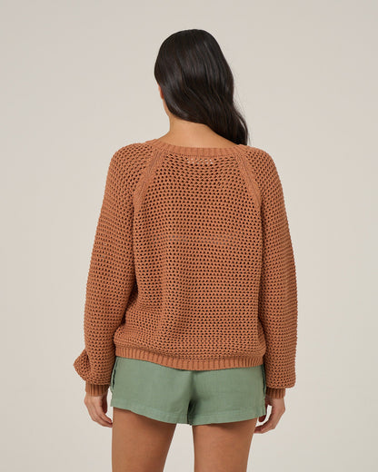 SURGE SWEATER - Mocha | Salty Crew Premium