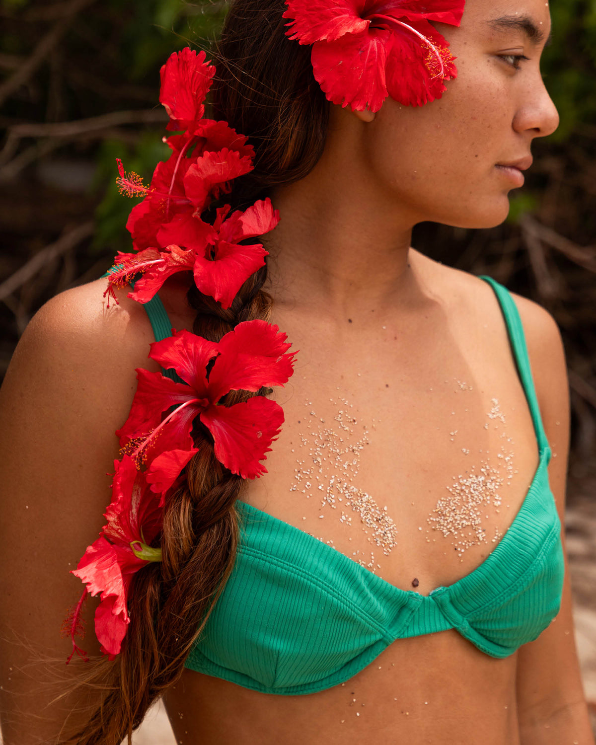 SEAFARER BALCONY TOP - Kelly Green | Salty Crew Premium