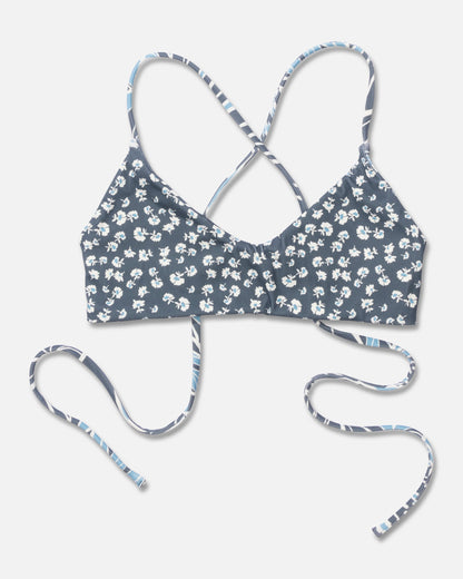 RATTAN PALMS REV BRALETTE - Fin Blue | Salty Crew Premium