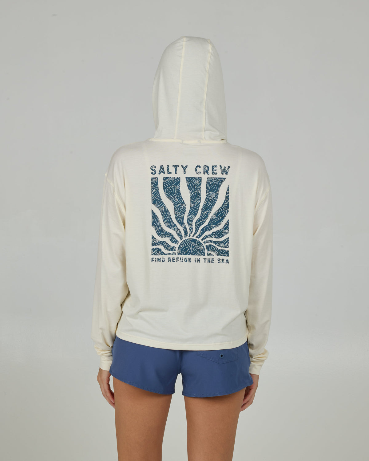 PERFECT SET TECH HOODY - OFF WHITE | Salty Crew Premium
