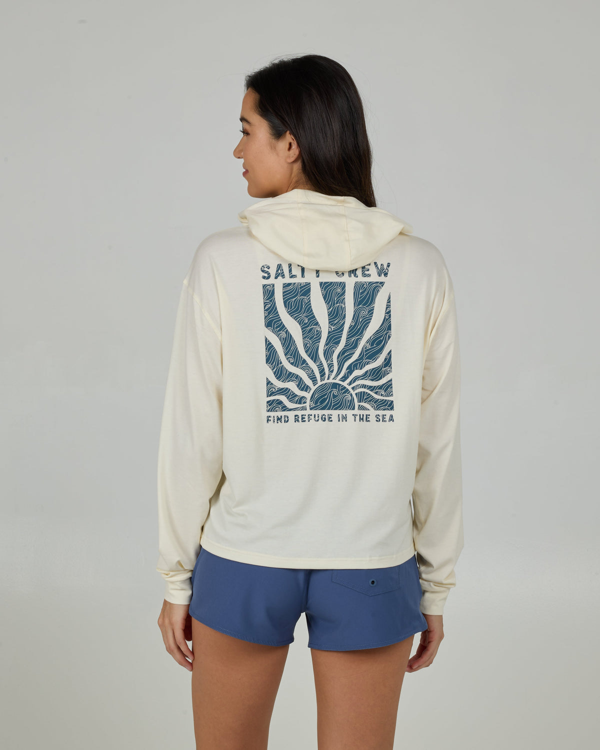 PERFECT SET TECH HOODY - OFF WHITE | Salty Crew Premium