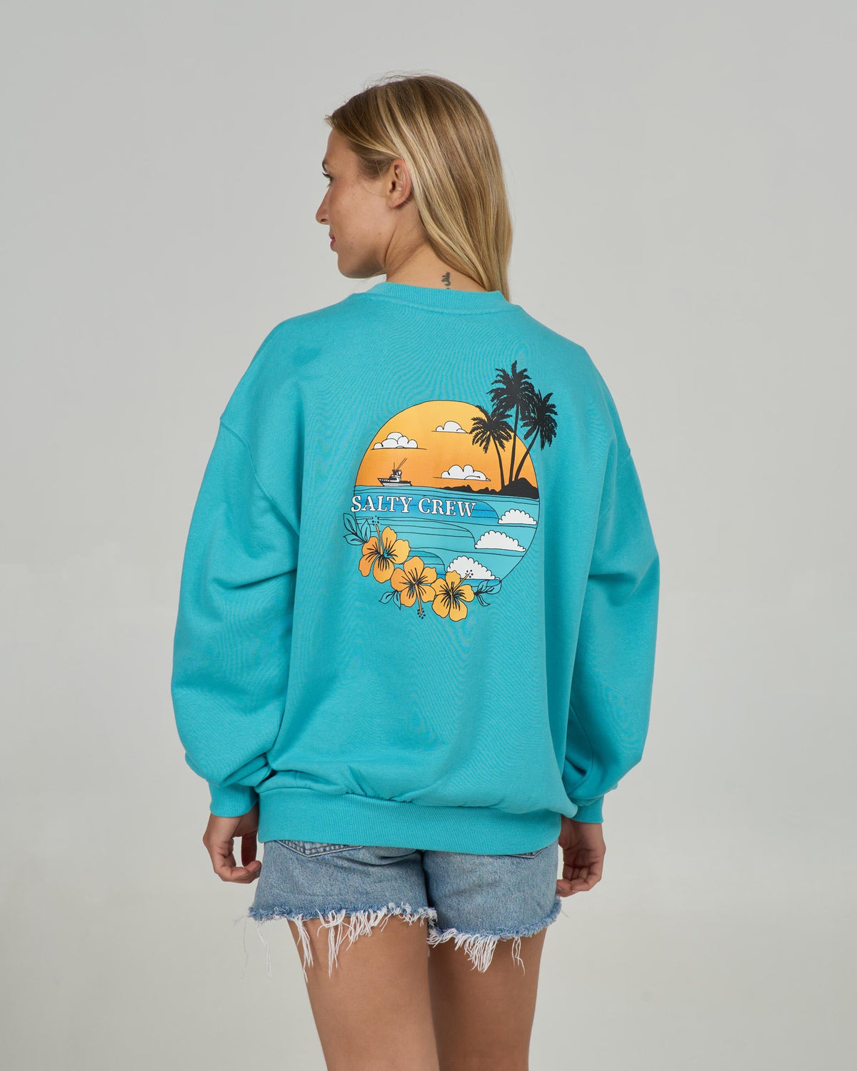 SUNSET CREW - Turquoise | Salty Crew Premium