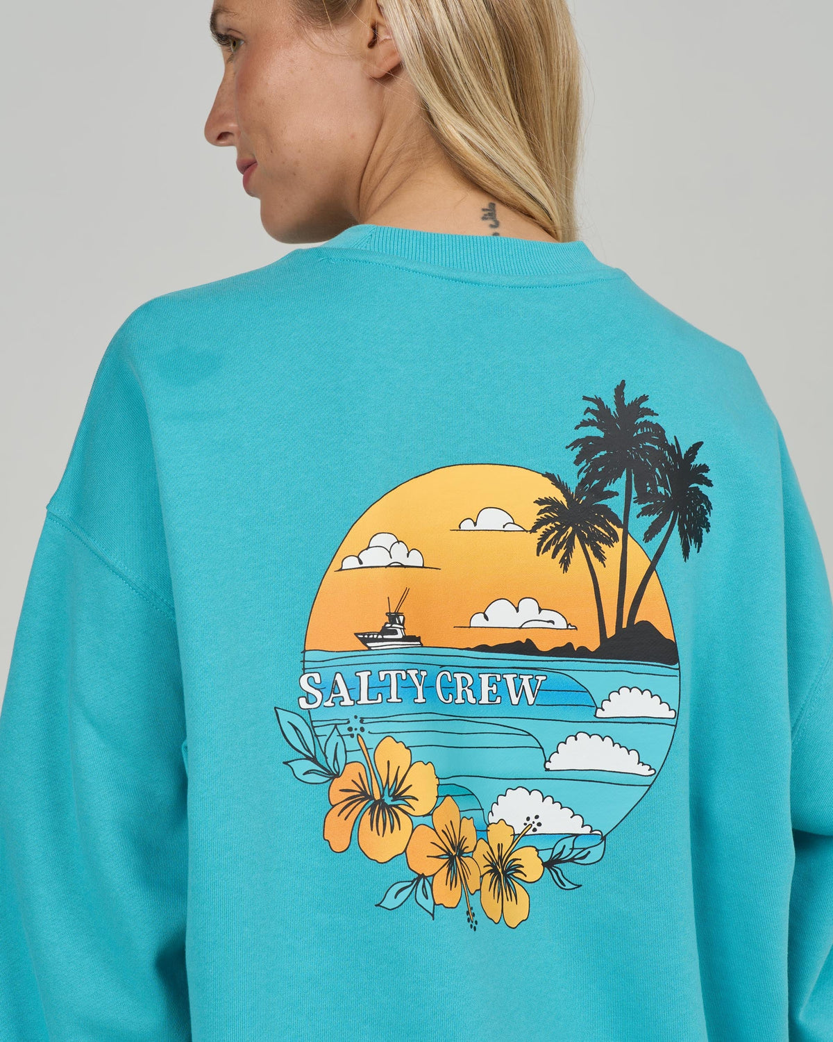 SUNSET CREW - Turquoise | Salty Crew Premium