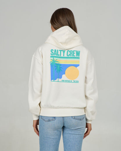 SIMPLICITY ZIP HOODY - Off White | Salty Crew Premium