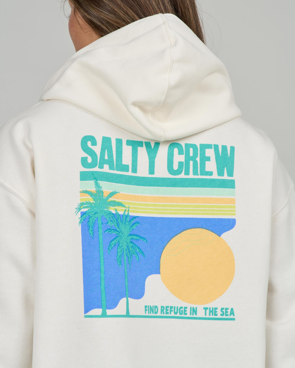 SIMPLICITY ZIP HOODY - Off White | Salty Crew Premium