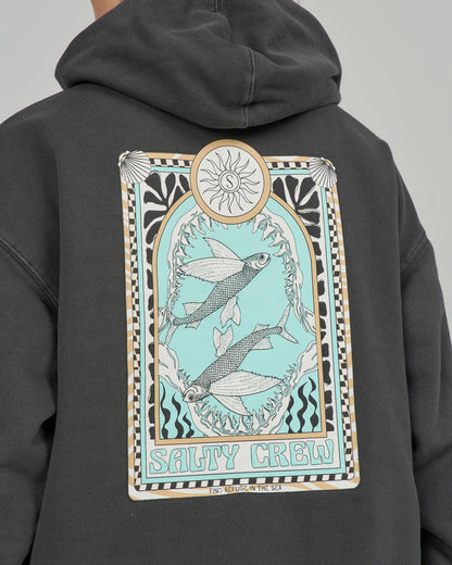 ZODIAC HOODY - Faded Black | Salty Crew Premium