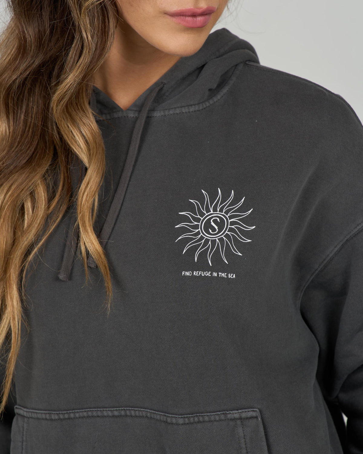 ZODIAC HOODY - Faded Black | Salty Crew Premium